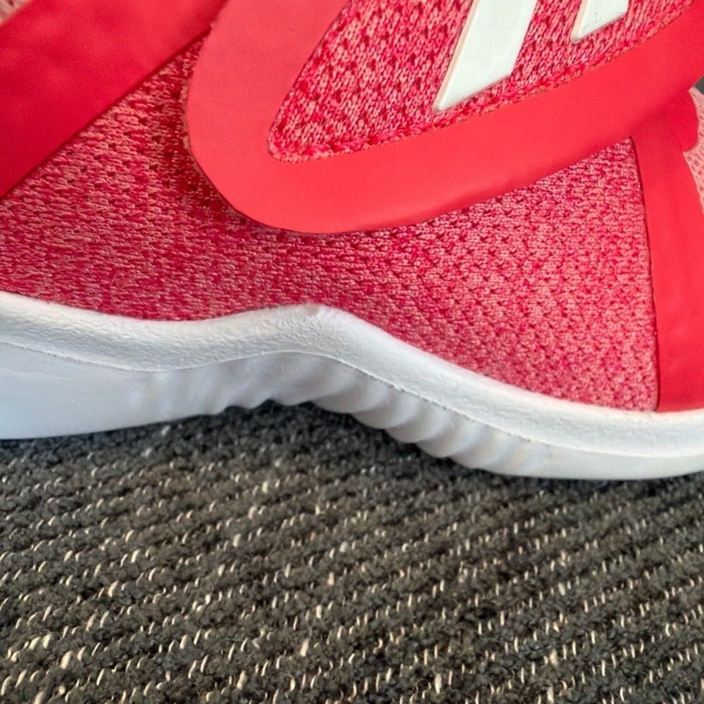 Kidcore running ADIDAS FortaRun X CF I "Shock Red" Toddler 5K low top Sneaker 5 - Picture 9 of 13